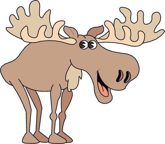 free clip art cartoon moose - photo #33