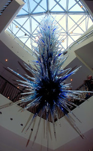 Dale Chihuly, Naples Museum of Art, Icicle Chandelier, 2000